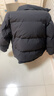 京东京造羽绒服男女情侣款鸭绒冬季保暖外套面包服加厚短款新年黑色 L 实拍图