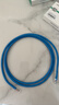 万级超六类网线非屏蔽万兆10米【国标23AWG-0.57mm无氧纯铜芯】CAT6A高速网络工程家装布线一箱线 蓝色 实拍图