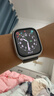 Apple/苹果 【女神节】Watch S11 智能手表GPS款42毫米银色铝金属表壳雾紫色运动型表带S/M 实拍图