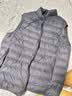 雪中飞秋冬新款男式轻薄羽绒服马甲基础男士短款羽绒秋马甲 朱墨灰|8C83 4XL 195/112A 实拍图