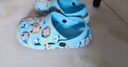 巴布豆（BOBDOG）儿童拖鞋男女童宝宝凉鞋室内外软底洞洞鞋 浅蓝 160码 实拍图