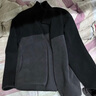 优衣库男装女装摇粒绒拉链茄克/长袖外套夹克479793 08 深灰色 L 实拍图