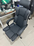 锦汐电脑椅办公椅子电竞椅家用人体工学椅老板椅主播靠背椅皮革转椅 黑色+4级杆+乳胶+脚踏【大满配】 实拍图