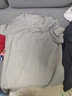 京东京造【已售300w件】短袖男士t恤衣服男装春季打底衫内搭外穿新年浅灰L 实拍图