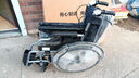 京巧铝合金轮椅老人专用出行便携式轮椅小型轻便折叠旅行代步车可自推 实拍图