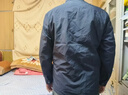 断码特价男士夹克衫中老年春秋休闲宽松高档夹克外套爸爸装 蓝色纽扣薄款G04【春秋款】 180【135-150斤】 实拍图
