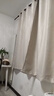 水星家纺窗帘免打孔安装卧室遮光隔音窗帘杆整套遮阳帘280宽×180高cm米色 实拍图