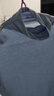 优衣库女装HEATTECH EXTRA WARM混纺高领T恤/长袖9%羊绒478954 478954/61水蓝色 M 实拍图