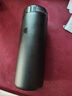 米家 保温杯 316不锈钢水杯 男女士杯子 大容量茶杯便携 350ml黑色 实拍图