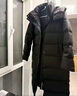 京东京造羽绒服女90鸭绒泡芙春秋新年战袍新款女士外套 中长款黑色 M 实拍图