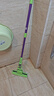妙洁胶棉拖把27cm杆长120共2头滚轮式懒人家用一拖净免手洗海绵吸水 实拍图
