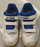 尤尼克斯YONEX羽毛球鞋yy基础款舒适亲子款青少年SHB101JRCR白/蓝33码 实拍图