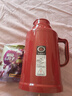 新款马卡龙热水瓶车载暖壶小型保温瓶客厅家用宿舍带盖暖水瓶茶瓶 红色 1.6L 实拍图