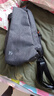墨一男士大容量单肩包休闲胸包户外运动登山斜挎包短途旅游出差背包 黑色 实拍图
