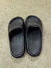 朴西香蕉船情侣凉拖鞋女浴室不易滑室内居家四季拖鞋男 黑色 39-40 实拍图