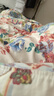 富安娜 床上四件套 100%纯棉被套床单枕套全棉四件套双人加大印花套件 【40支全棉-印花款】慕楠 1.8米 床单款 （被套229*230cm） 实拍图