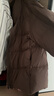 优衣库女装羽绒茄克/柔软面料外套夹克479212 37 栗色 M 实拍图