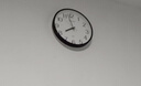 康巴丝（Compas）挂钟客厅钟表 简约石英钟表挂墙时钟卧室挂表 C3219B钢琴黑 35cm 实拍图