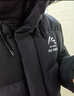 鸭鸭王一博同款312g充绒冰壳系列羽绒服长款男女极寒加厚冬季保暖外套 青光黑色 【男女同款现货速发】 2XL /185充绒292克 实拍图