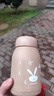 【京东物流送货上门】萌萌兔卡通水杯女牛奶玻璃杯创意便携杯子 咖色萌萌兔 330ml 1只 实拍图