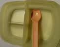 特百惠（Tupperware）思丽康饭盒3件套学生上班族便携午餐分格微波1L+汤碗 奶黄色 实拍图