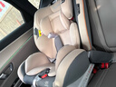 贝倍适（BAYBETSS）儿童安全座椅汽车用0-4-12岁宝宝360度旋转婴儿车载坐椅ISOFIX 米灰色【遮阳棚+上拉带+侧保护】 实拍图