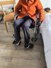 怡辉（YIHUI）轮椅轻便折叠老人专用出行小型年轻人骨折便携式手动医用可自推 实拍图