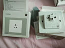 小米（MI）非智能 墙壁插座 五孔10A 大间距 白色 86型插座面板 实拍图