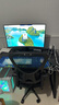 甄严选电脑桌台式电竞桌椅套装组合桌子办公家用桌学习桌书房书桌写字桌 【电竞桌椅套装】黑碳纤维面120*70CM 实拍图