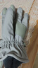 目丸保暖手套男女户外冬天骑行防寒风加绒厚触屏女防水冬季棉滑雪手套 1#雪花圆标浅灰色（拼色女款） 实拍图
