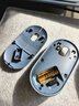 罗技（Logitech）LOGITECH PEBBLE 无线蓝牙鼠标 轻音鼠标 办公鹅卵石造型 轻薄便携 时尚小巧 品月蓝 实拍图