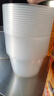 美丽雅一次性饭盒圆形550ml*15套 打包盒碗食品级塑料可微波带盖 实拍图