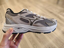 美津浓（MIZUNO）男女运动休闲鞋缓震透气网面拼接跑步RACER S 07/褐灰色40 实拍图