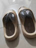 回力运动拖鞋男浴室内户外减震防滑厚底凉拖鞋HL39651卡其色44-45码 实拍图