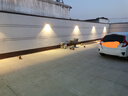 图雅格（TUYAGE）led户外壁灯洗墙灯射灯防水室外别墅庭院阳台酒店柱灯楼梯 太空灰-方形单头12W（大号） 实拍图