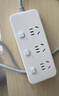 公牛（BULL）分控插座/插线板/插排/排插/接线板/拖线板  3C认证  3位分控全长1.8米 独立开关 实拍图