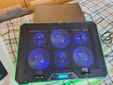 酷睿冰尊（ICE COOREL）笔记本电脑散热器A9 电脑桌游戏本支架笔记本平板散热垫折叠底座可调速显示增高桌兼容17.3英寸 黑 实拍图