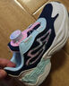 特步（XTEP）儿童小童闪蝶休闲鞋网布女童旋转扣运动鞋 乌紫色/云峰蓝 31 实拍图