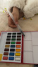辉柏嘉（Faber-castell）固体水彩24色固体颜料便携式水彩套装美术课必备升级版576024美术写生 实拍图