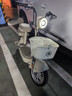 爱玛电动自行车 小金豆48V21AH石墨烯电池长续航大踏板新国标电动车京东国民好车电瓶车代步车白色 实拍图