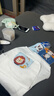 洁丽雅（Grace）A类纯棉婴儿吸汗巾幼儿园3-6岁儿童垫背巾卡通4层纱布隔汗垫5条装 实拍图