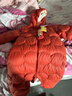 巴拉巴拉童装婴儿连体衣轻薄羽绒服宝宝衣服2025冬装抱衣爬服男童女童萌趣 红色糖葫芦-白鸭绒 100 cm-充绒量53g 实拍图