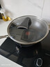 苏泊尔（SUPOR）炒锅 99.9%抗菌不锈钢炒菜锅32cm蜂窝平底煎炒锅电磁炉燃气灶通用 实拍图