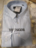 雅戈尔（YOUNGOR）长袖衬衫男DP免烫衬衫纯棉面料抗皱易打理新品 GLDP10171IFA浅蓝 41 实拍图