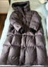 香影【鹅绒服】黑色中长款羽绒服女2025冬季新款修身收腰保暖外套 深灰 L 165/88A/110-125斤 实拍图