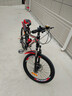 凤凰（Phoenix）儿童自行车山地车男女学生脚踏车6-15岁童车 霸道 黑红色 22寸 实拍图