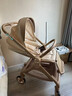 丸丫T9婴儿推车双向轻便可坐可躺折叠四轮避震新生儿高景观香槟金 实拍图
