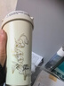 Vanow保温杯咖啡杯女生陶瓷内胆礼盒装送闺蜜礼物大容量吸管水杯子 实拍图