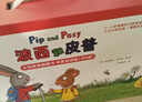 波西和皮普认知探索翻翻书 中英双语版 赠身高尺、阅读指导手册 附扫码音频（套装共8册）优质环保软布 纸板书撕不烂 儿童年货节送礼 实拍图