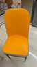 L&S餐椅家用餐桌椅子凳子靠背椅餐厅酒店椅子CY157橘色2把装 实拍图